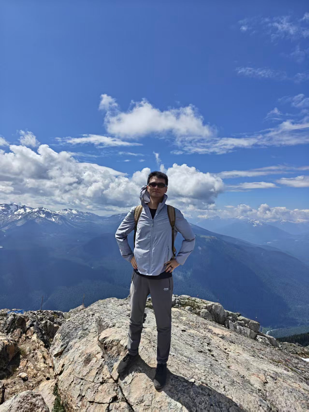 Hiking in the mountains